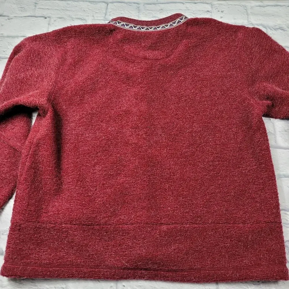 Sierra Sport Mohair Nordic Cardigan size Large